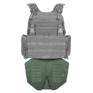 Напашник противоосколочный "Изумруд"с комплектом противопульной и противоосколочной защиты, увеличенный (550 м/с)