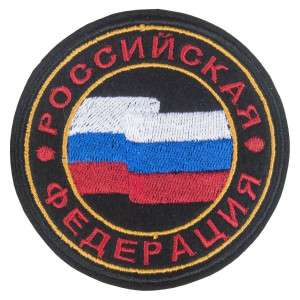 Патч Флаг РФ (80х80)