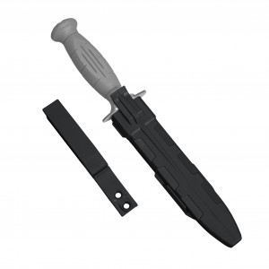 Ножны пластиковые НР-43 "Вишня" с поясным креплением (толщина клинка до 2 мм) 