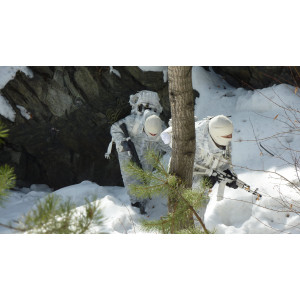 Костюм маскировочный зимний №3 (на пуговицах)  - Multicam Alpine/ 50-52