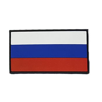Патч ПВХ Флаг России (50х90 мм)