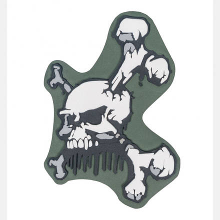 Патч ПВХ Череп и кости Койот
