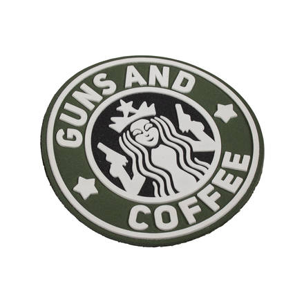 Патч"GUNS AND COFFEE"