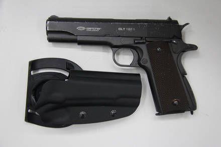 Кобура пластиковая Colt 1911 №24 с быстросъемным креплением